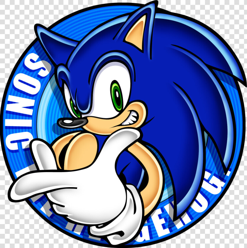 Sonic The Hedgehog Badge   Png Download   Sonic Adventure Sonic Art  Transparent PngTransparent PNG