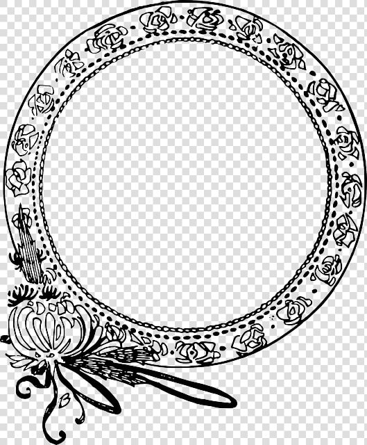 Circle  Decorative  Flower  Frame   Fancy Circle Transparent  HD Png DownloadTransparent PNG