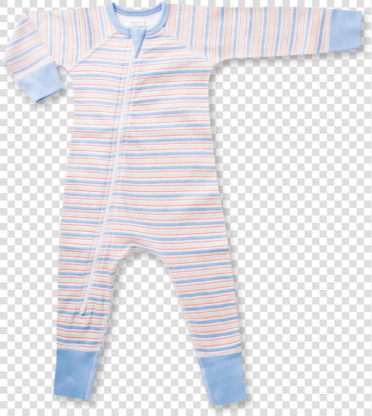 Blue Stripe Zip Romper  HD Png DownloadTransparent PNG