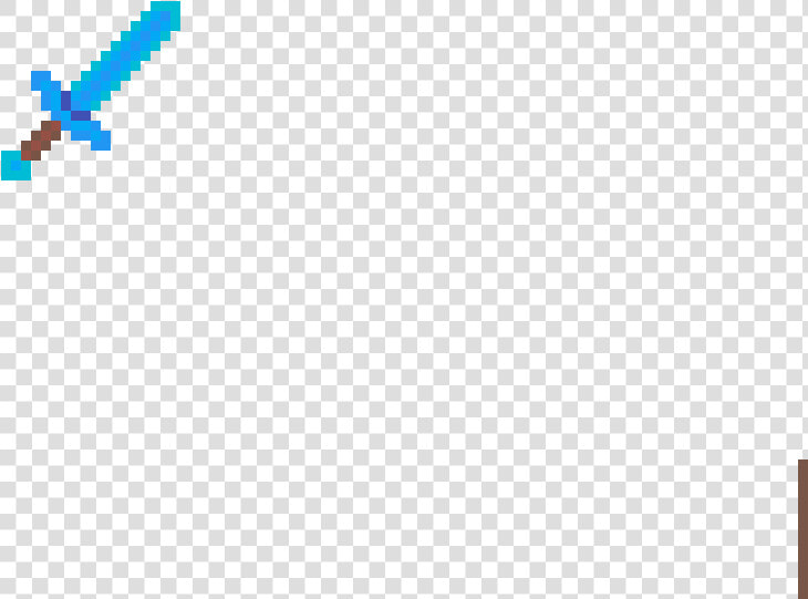 Minecraft Diamond Sword   Colorfulness  HD Png DownloadTransparent PNG