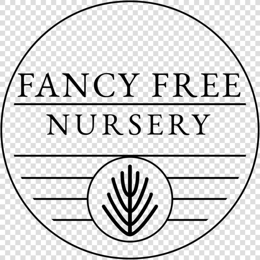 Fancy Free Nursery Logo Black   Circle  HD Png DownloadTransparent PNG