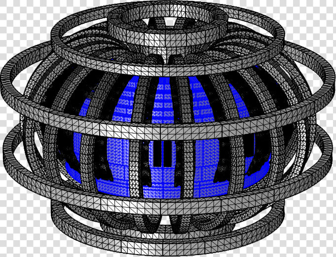 An Image Of The Plasma As Well As The Meshed Coils  HD Png DownloadTransparent PNG