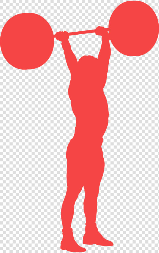 Silhouette Weight Lifting  HD Png DownloadTransparent PNG