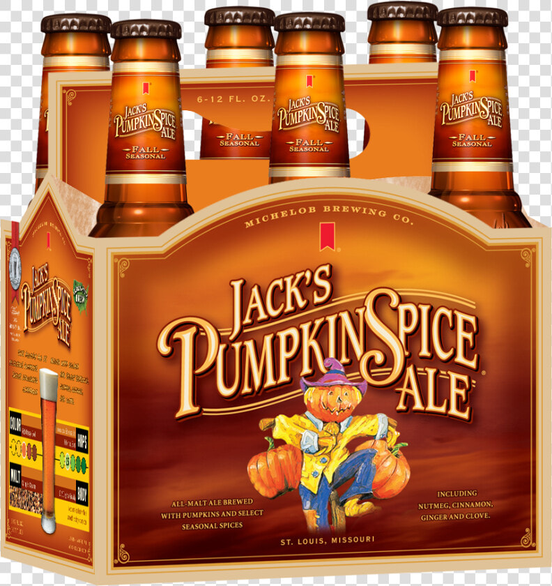 Michelob Jacks Pumpkin Spice Ale Six Pack Decal   Pumpkin Spice Beer  HD Png DownloadTransparent PNG