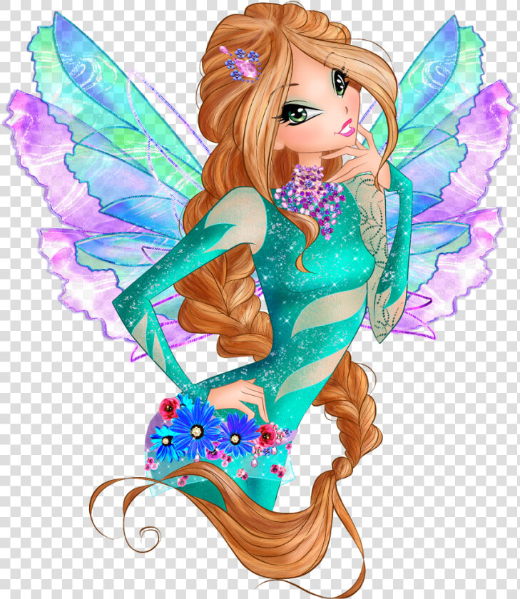 World Of Winx Onyrix Transformation Picture Flora Png   Winx Club Onyrix Flora  Transparent PngTransparent PNG