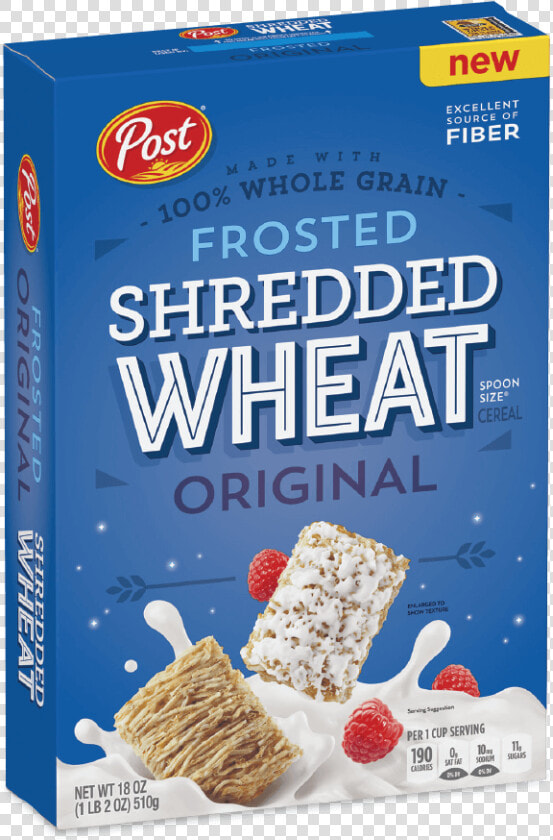 Cereal Box Png   Frosted Shredded Wheat Cereal  Transparent PngTransparent PNG