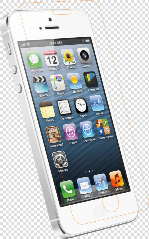 Iphone Se 5 5s Tempered Glass Screen Protector   Iphone 5 Dock Stand  HD Png DownloadTransparent PNG