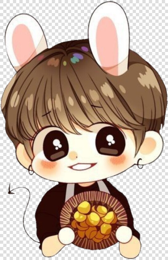 Transparent Bts Chibi Png   Jung Kook Cute Chibi Bts  Png DownloadTransparent PNG