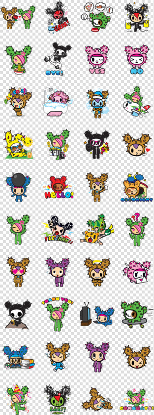 Kawaii Stickers Tokidoki  HD Png DownloadTransparent PNG