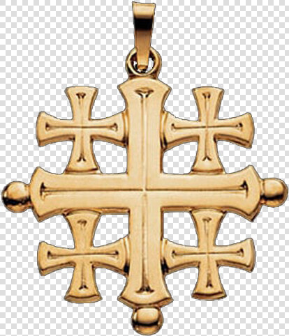 Jerusalem Cross Pendant   Jerusalem Cross Gold  HD Png DownloadTransparent PNG