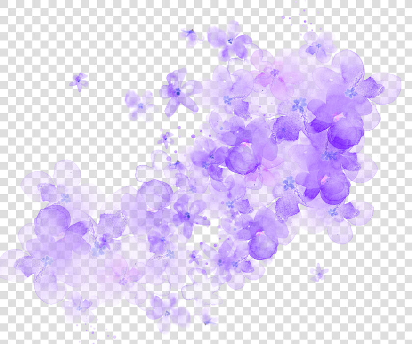 Free Png Download Cherry Blossom Watercolor Flower   Purple Watercolor Flower Transparent  Png DownloadTransparent PNG