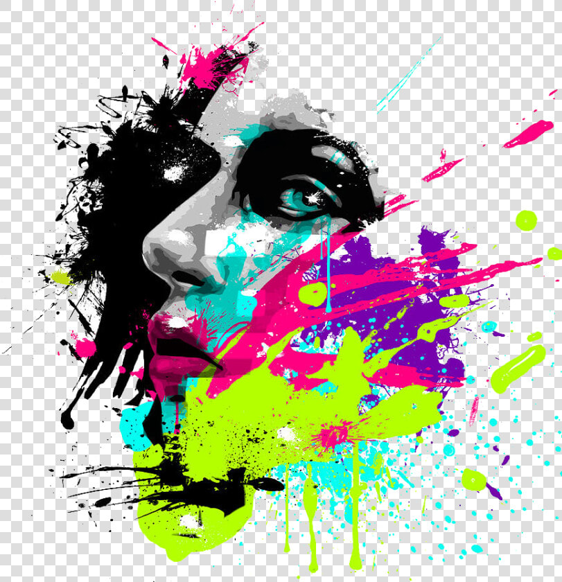 Face Art Png Free Pic   Jeremy Scott Print Design  Transparent PngTransparent PNG