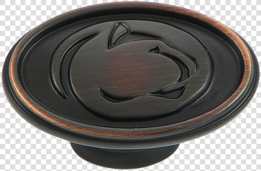 Penn State Cabinet Knob Cl81097 psu In Oil Rubbed Bronze   Saucer  HD Png DownloadTransparent PNG