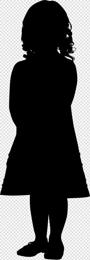 Dancing Girl Silhouette Clip Art Png Imageu200b   Little Girl Silhouette  Transparent PngTransparent PNG