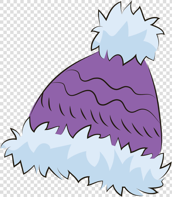 Purple Winter Hat Clipart   Clipart Of Winter Hats  HD Png DownloadTransparent PNG