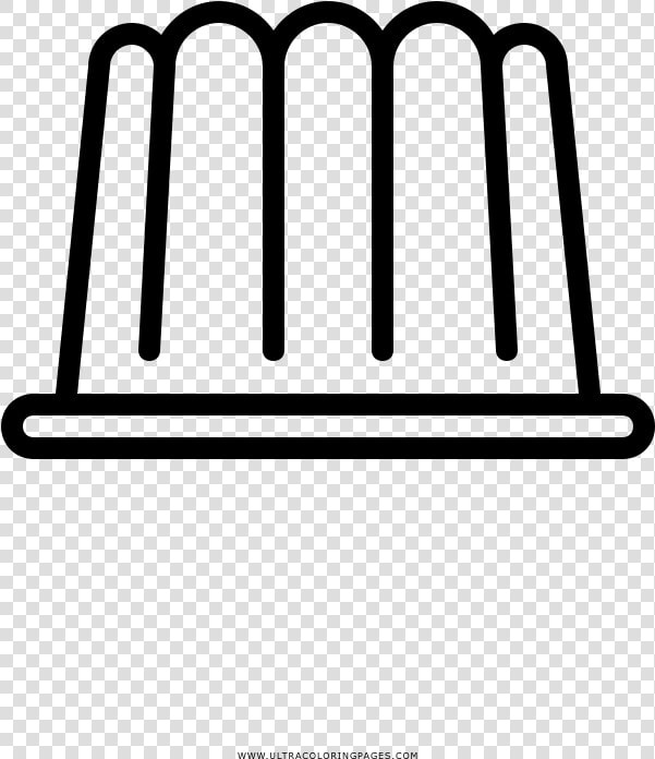 Jello Cake Coloring Page  HD Png DownloadTransparent PNG