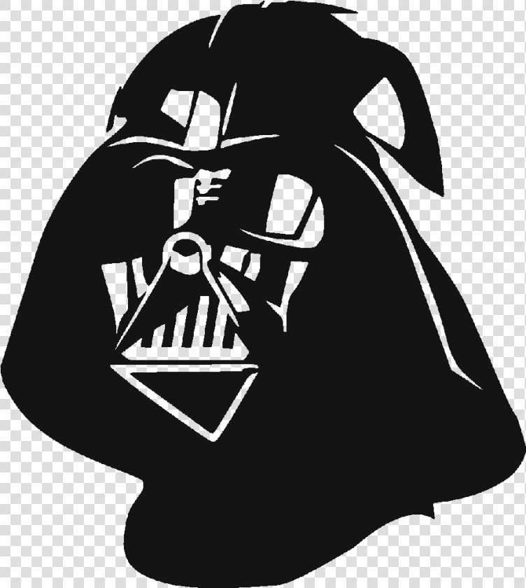 Anakin Skywalker Stormtrooper Boba Fett Wall Decal   Darth Vader Mask Silhouette  HD Png DownloadTransparent PNG