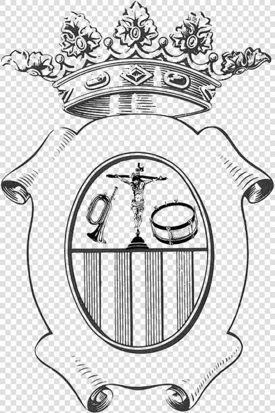 Escudo De La Asociación Cultural Musical De Cornetas   Sketch  HD Png DownloadTransparent PNG