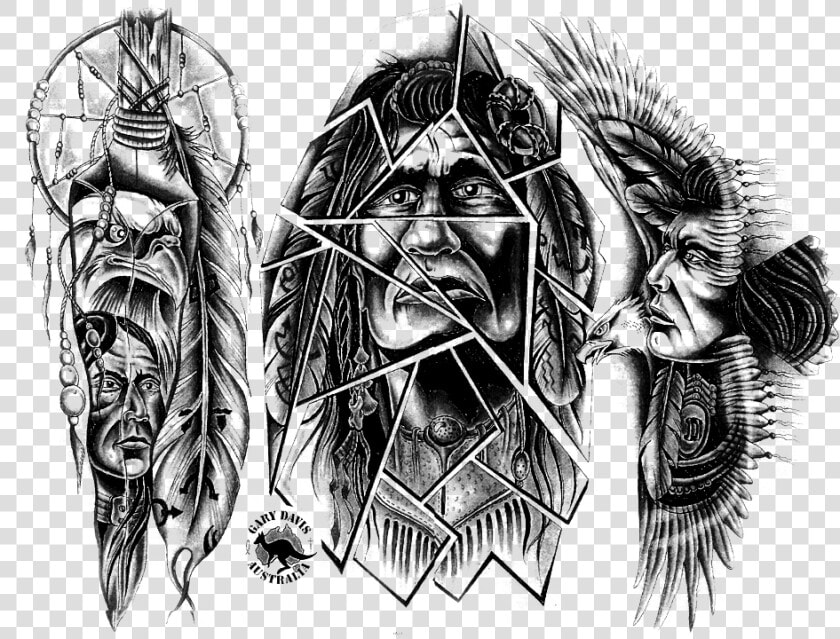Tattoos Transparent Native American   Native American Tattoo Designs  HD Png DownloadTransparent PNG