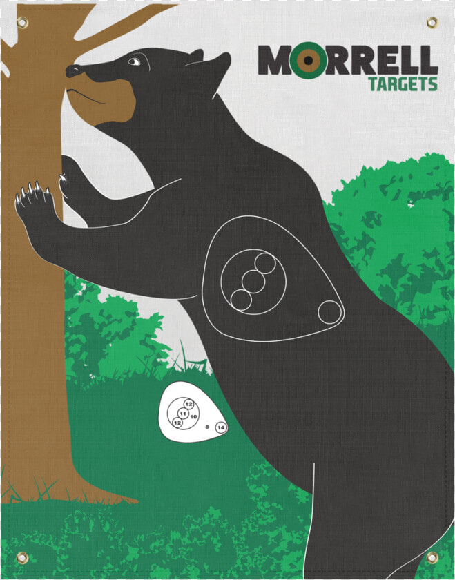 Standing Bear Polypropylene Archery Target Face   Poster  HD Png DownloadTransparent PNG
