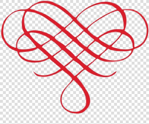  heart  valentinesday  scrollwork  red   Design  HD Png DownloadTransparent PNG