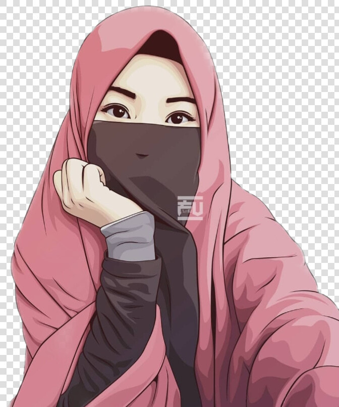  hijab Girl  muslimah Ok  muslimah   Gambar Hijab Kartun  HD Png DownloadTransparent PNG