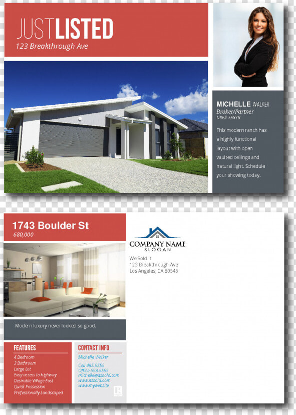 Just Listed Flyers Real Estate  HD Png DownloadTransparent PNG