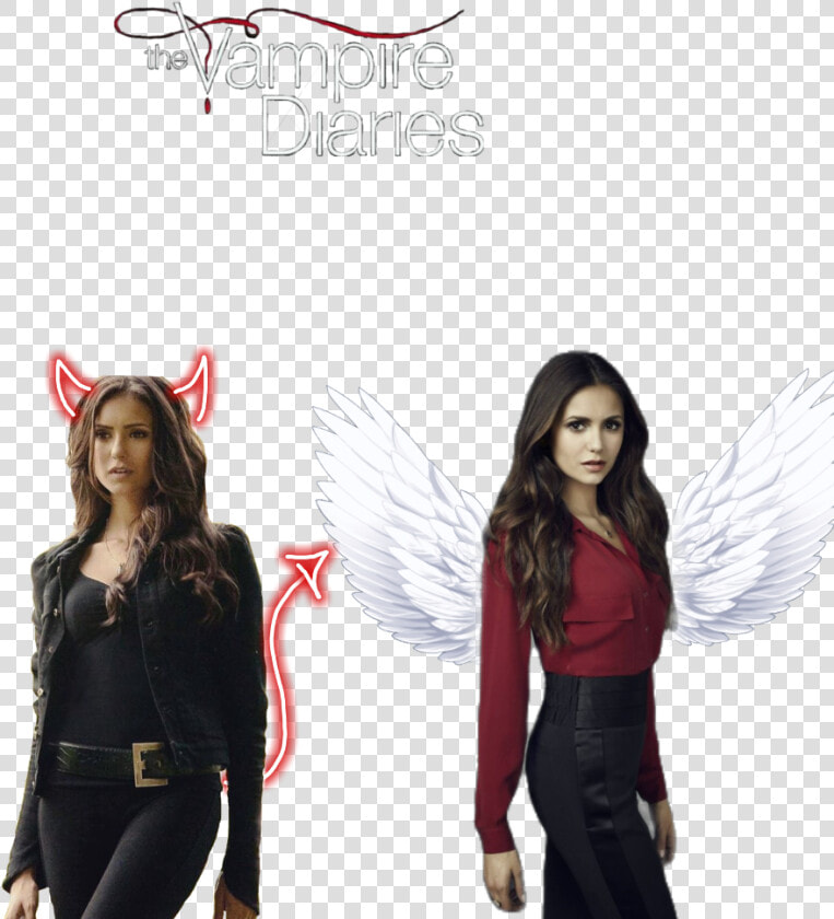  tvd  vampirediaries  elena  katherine  photo  tvdphoto  HD Png DownloadTransparent PNG