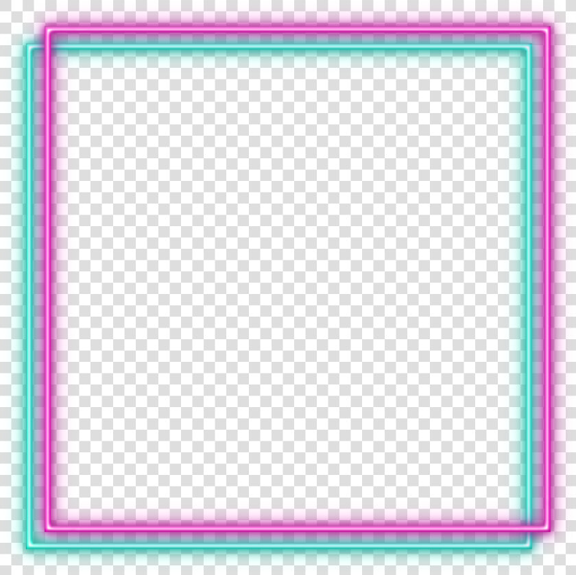  light  neon  square  frame   Colorfulness  HD Png DownloadTransparent PNG