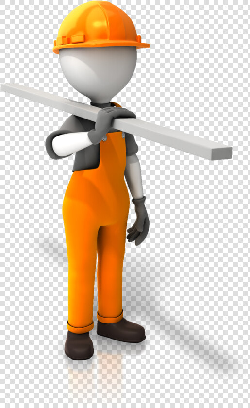 Construction Figure Carrying Wood   Construction Safety Worker Cartoon  HD Png DownloadTransparent PNG