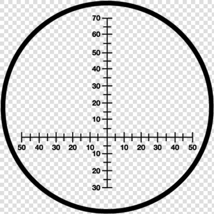 Military Ranging Reticle   Binocular Reticle Pattern  HD Png DownloadTransparent PNG