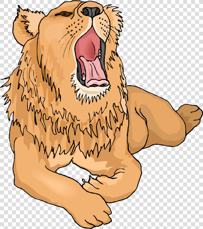 Yawning Animal Clip Art  HD Png DownloadTransparent PNG