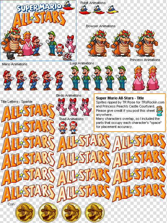 Super Mario All Stars Super Mario Bros Sprite  HD Png DownloadTransparent PNG