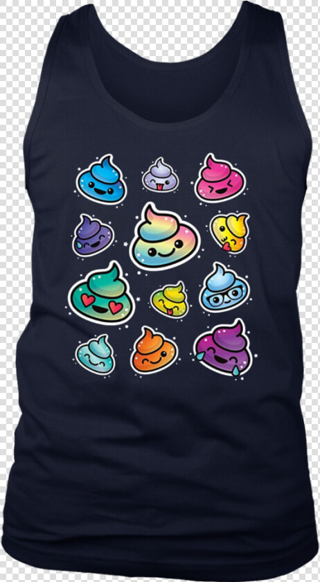 Cute Sleeping Rainbow Poop Emoji Zzz T shirt   One Punch Man Crossfit  HD Png DownloadTransparent PNG