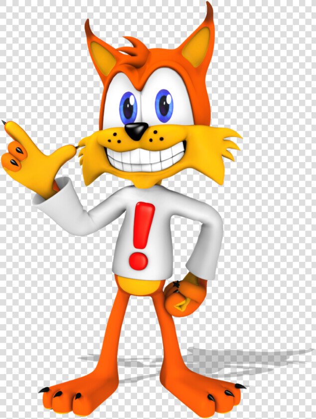 Bubsy The Bobcat Transparent   Png Download   Bubsy Png  Png DownloadTransparent PNG