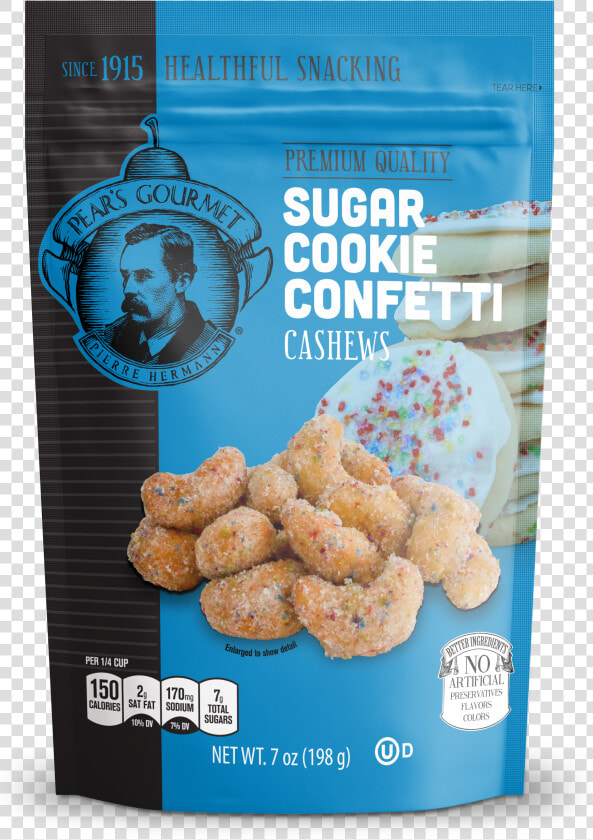 Sugar Cookie Confetti Cashews   Pear  39 s Gourmet Coconut Praline Pecans  HD Png DownloadTransparent PNG