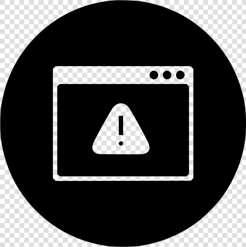 Browser Caution Error Alert Danger   Web Page Error Icon  HD Png DownloadTransparent PNG