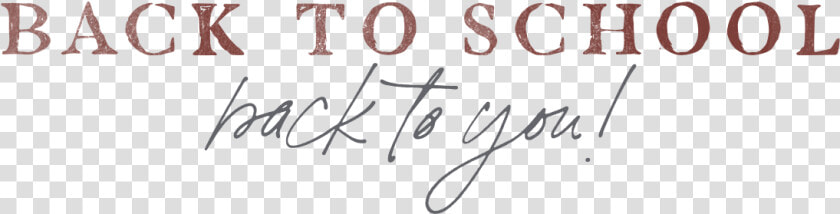 Logo Backtoyou 2019 01   Handwriting  HD Png DownloadTransparent PNG