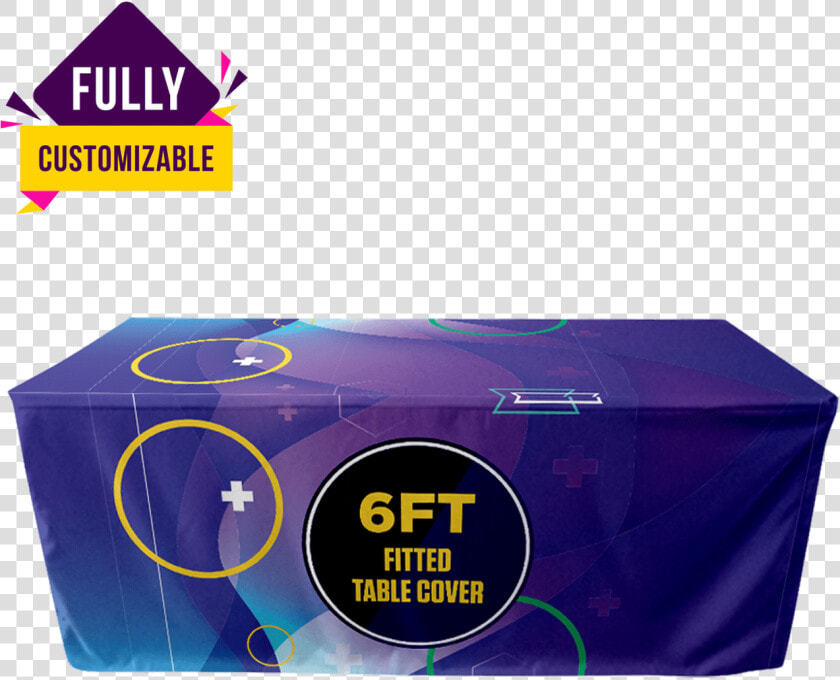 Custom Table Cover Fitted 6ft   Custom Color Printed Table Cloth Cover Or Mantel Graphics  HD Png DownloadTransparent PNG