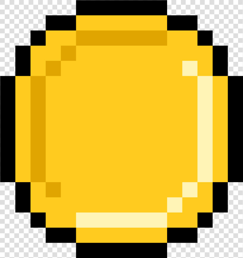 Pixel Coin Png   Simple Pixel Art Pac Man  Transparent PngTransparent PNG
