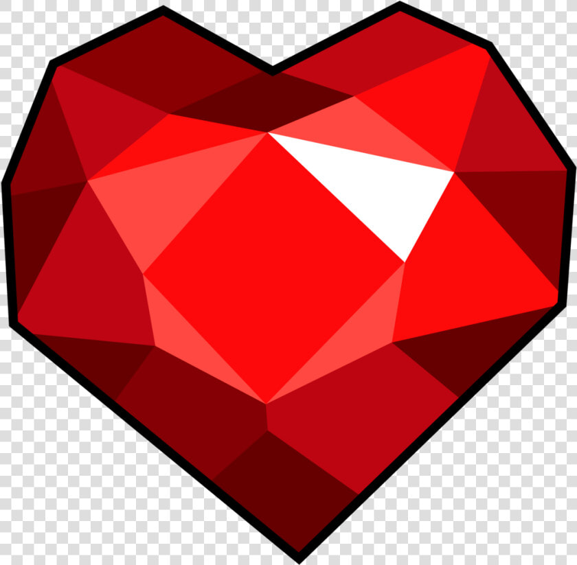 Gem Clipart Ruby Wedding Anniversary   Heart Shaped Gem Cartoon  HD Png DownloadTransparent PNG