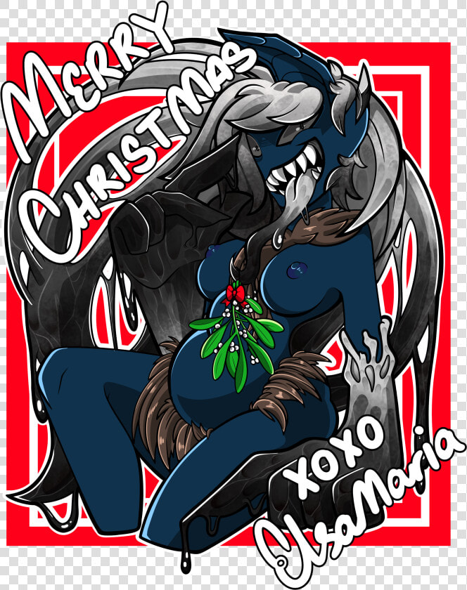 Black Iced Krampus   Illustration  HD Png DownloadTransparent PNG