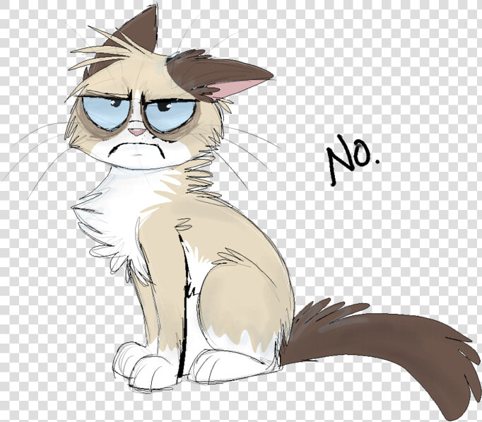Grumpy Cat By On   Grumpy Cat   Cat  HD Png DownloadTransparent PNG