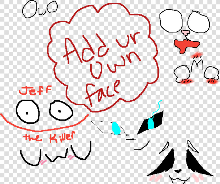 Mine Is Jeff The Killer   Lenny Faces  HD Png DownloadTransparent PNG