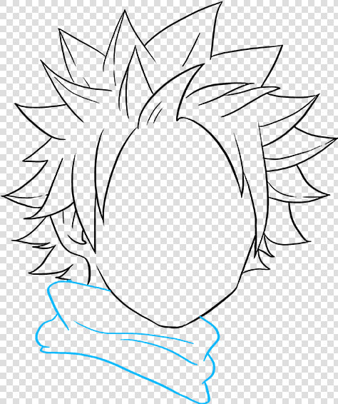 How To Draw Natsu From Fairy Tail   Natsu Drawing  HD Png DownloadTransparent PNG