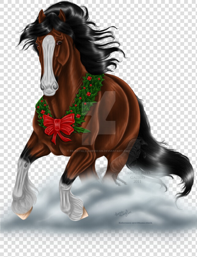 Clydesdale Horse Finished By Rejectall American On   Clydesdale Horses For Christmas  HD Png DownloadTransparent PNG