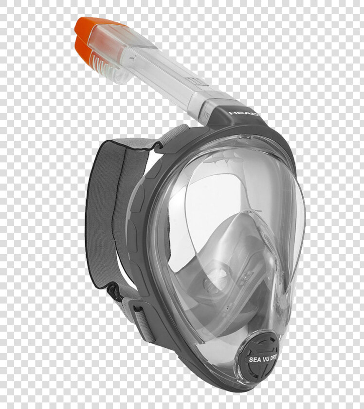 Head Sea Vu Dry Full Face Snorkel Mask   Diving Mask  HD Png DownloadTransparent PNG
