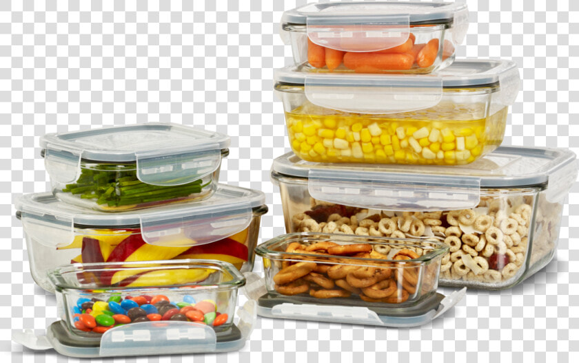 14pc Mason Glass Rectangular Set Data lazy   cdn   Mason Craft  amp  More Food Container Set  HD Png DownloadTransparent PNG