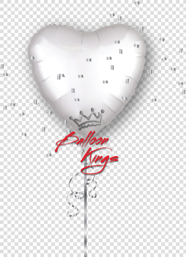 Satin Luxe White Heart   White Heart Balloon Png  Transparent PngTransparent PNG