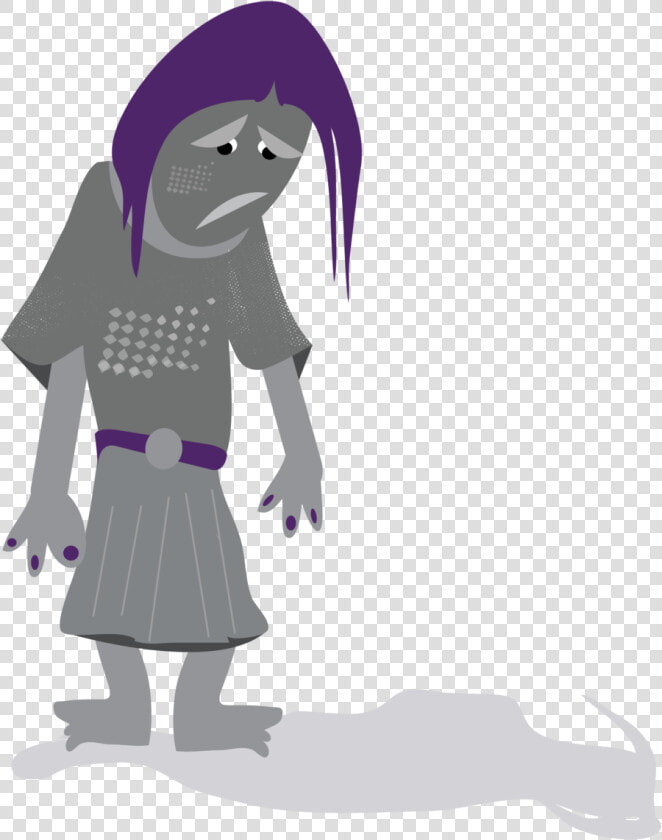 Lonely 01   Cartoon  HD Png DownloadTransparent PNG